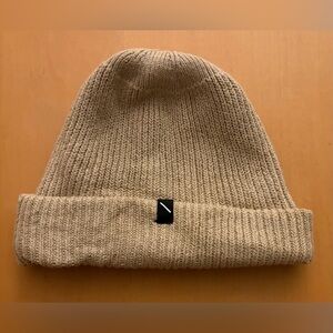 Saturdays Beanie / hat Adult One Size tan / khaki New York City
